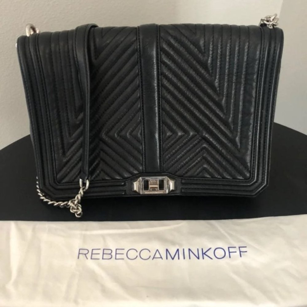 Rebecca Minkoff Jumbo Love Crossbody Chevron